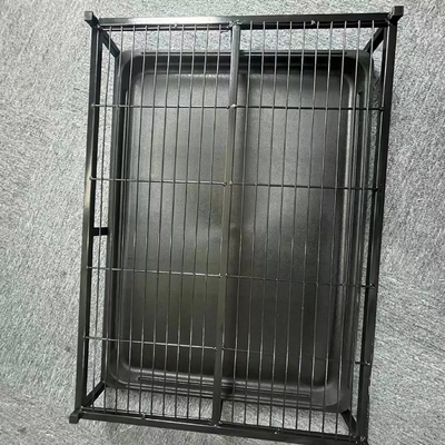 Τετράγωνο σωλήνα σιδηροσύρμα ατσάλινο πλαίσιο για ουροδόχους σκύλων