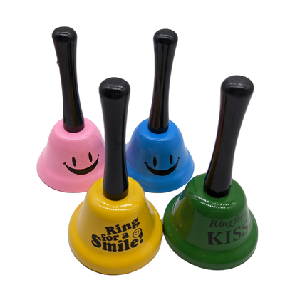 120g Custom Logo Handle Desk Bell Kiss Call Bell Γλυκό πάρτι παιχνιδάκι δαχτυλίδι για το χέρι καμπάνα
