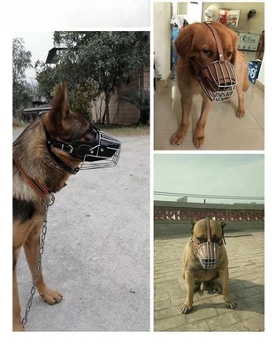 Ρυθμίσιμα ιμάντα μαλακό αναπνευστικό σκυλί ασφαλές στόμα για μεγάλα σκυλιά στερεό σχέδιο