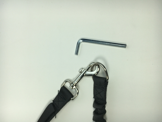 Δέσμος 42.5cm σκοινί 68cm Χωρίς χέρια ποδήλατο σκυλί λουρί για τα ενεργά και περιπετειώδη σκυλιά