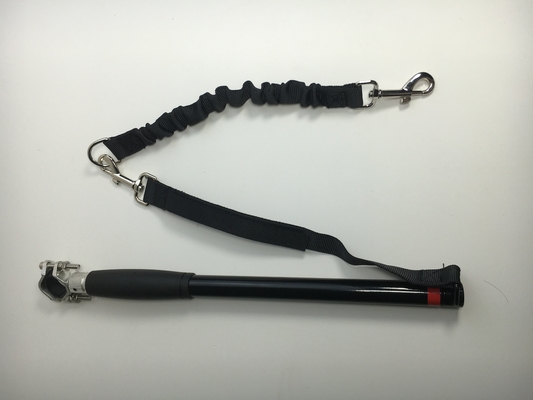 Χωρίς χέρια σκυλί ποδήλατο Leash Spacer για μαύρα σκυλιά κατά την εκπαίδευση ποδηλασία και τρέξιμο