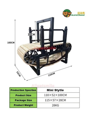 Σκύλοι Προσαρμοσμένο 0,30mm πάχος Logo Slatmill για σκύλο πεζοδρόμιο Pit Bull Walking Machine