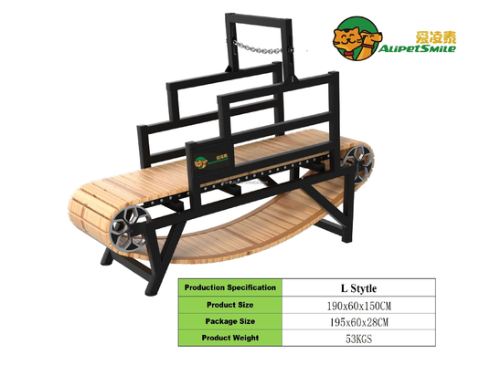 Alipetsmile έκδοση 2.0 Dog Treadmill Μεσαίο Σύντροφος Ασκημάτων εσωτερικών χώρων για σκυλιά