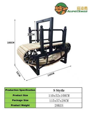 Σύνθετο 6063/6061/6005/6082/6060 Υπόγεια σκυλοτροχιά για την εκπαίδευση μεγάλων σκύλων Pit Bull Pet
