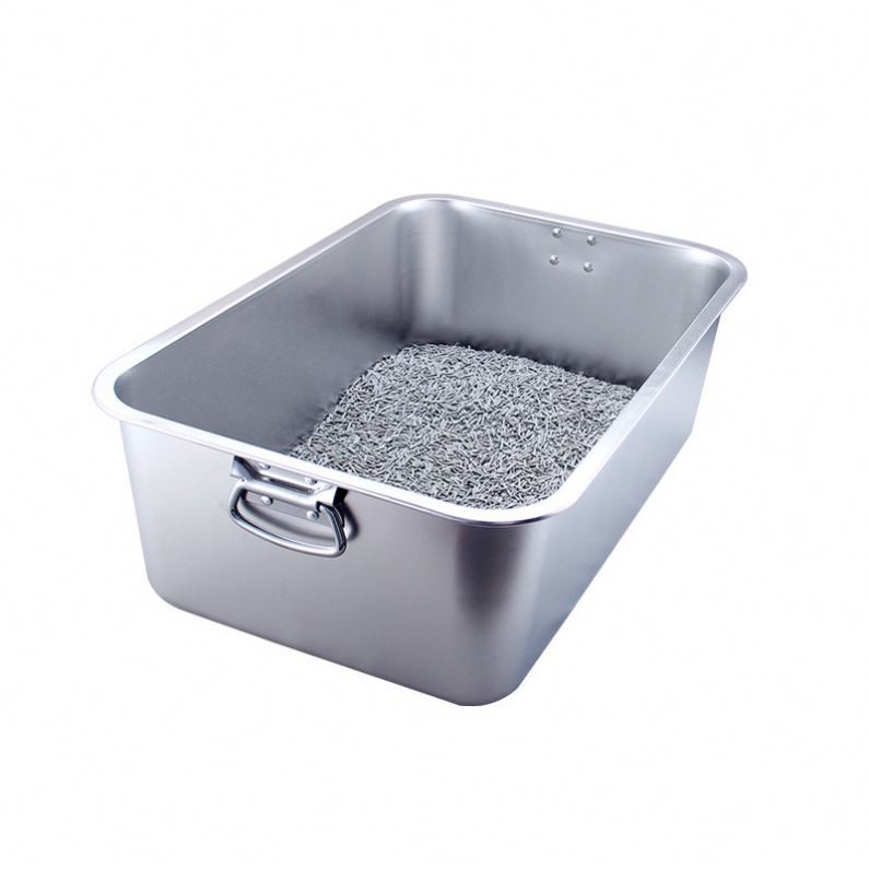 Cat Toliet 1370g ανοιχτού τύπου λεκάνη από ανοξείδωτο χάλυβα για βολικό και υγιεινό καθαρισμό